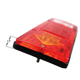 [ALL STAR TRUCK PARTS] [2ND GENERATION ULTRA BRIGHT] 23 LED Red Amber White Integrated Trailer Tail Lights Bar 12V Turn Signal Running Lamp for Trailer UTV UTE RV ATV Box Truck Left and Right (2 Pack)