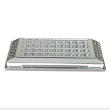 Universal Interior Light 36 LED Reading Light Ceiling Dome Roof Car Truck Boat Chrome Housing