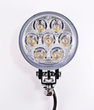 Qty 2-4.5 inch 7 LED Round Work Spot Light 21w Off Road Jeep Truck 4x4 Lamp