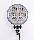 Qty 2-4.5 inch 7 LED Round Work Spot Light 21w Off Road Jeep Truck 4x4 Lamp