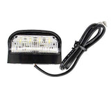 Heavy Duty 3"x1.6" Surface-Mount 4 LED Trailer License Plate Lights [DOT/SAE Certified] [IP67 Waterproof Rated] [Ultra-Durable] License Tags for Trailers, RVs, Trucks & Boats - Black 10V-30V (Qty 1)