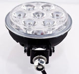 Qty 2-4.5 inch 7 LED Round Work Spot Light 21w Off Road Jeep Truck 4x4 Lamp