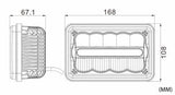 [ALL STAR TRUCK PARTS] 4X6 Inch Rectangle LED Headlights Replacement for Trucks 4" x 6" High/Low Beam DRL Replace H4651 H4652 H4656 H4666 H6545 - Qty 1