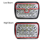 ALL STAR 7x6 LED Headlight Sealed Beam Replacement HID Xenon H6014 H6052 H6053 H6054