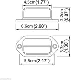 LED License Plate Tag Light or Convenience Courtesy Door Step Lamp - 12v for Truck Trailer Rv Aircraft - One Pair (Two Lights)