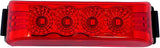 All Star Truck Parts] [Qty 10 [4"x1"] Amber/Red Thin line Trailer Led Side Marker and Clearance Lights 4 LED with Reflectors Submersible Sealed 12V Surface Mount for Truck Trailer Boats, Rectangular