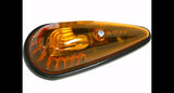 (Set of 5) 5-1/2 in. Amber Teardrop Cab Light Kit Trucks Vans Pickups Semis RVs Boat