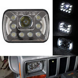 Qty 2-7x6" inch CREE DRL Replace H6054 6014 LED Headlights High/Low Beam 55W