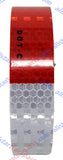 [ALL STAR TRUCK PARTS] Conspicuity Tape DOT-C2 Approved Reflective Truck Trailer Red White