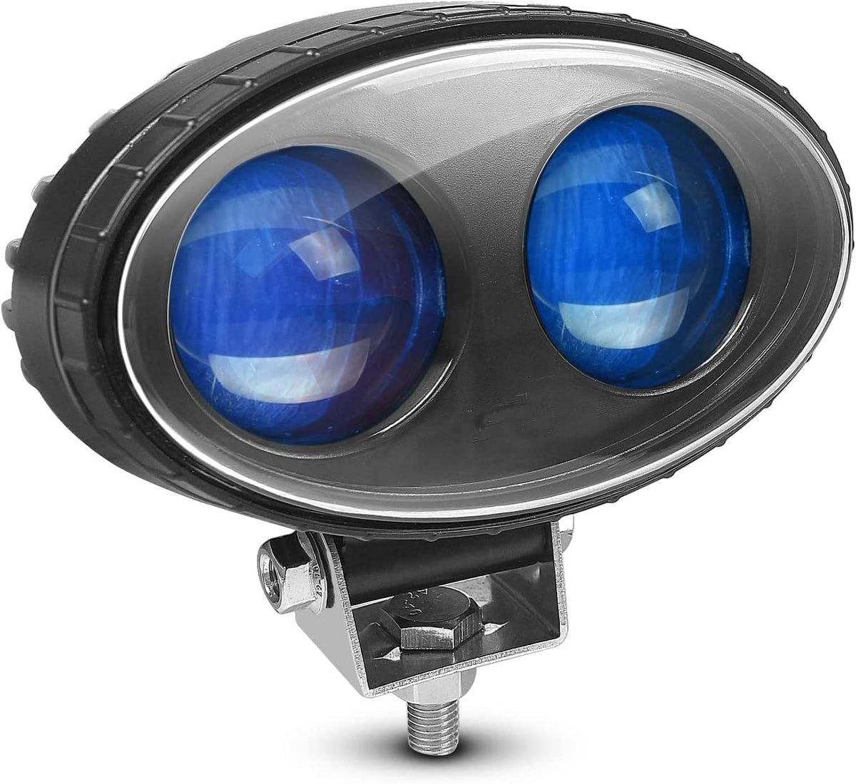 All Star Truck Parts 5.5" 10W CREE Blue Dot LED Forklift Safety Light Spot Light Warehouse Safe Warning Light Waterproof Heavy Duty, 12V-80V