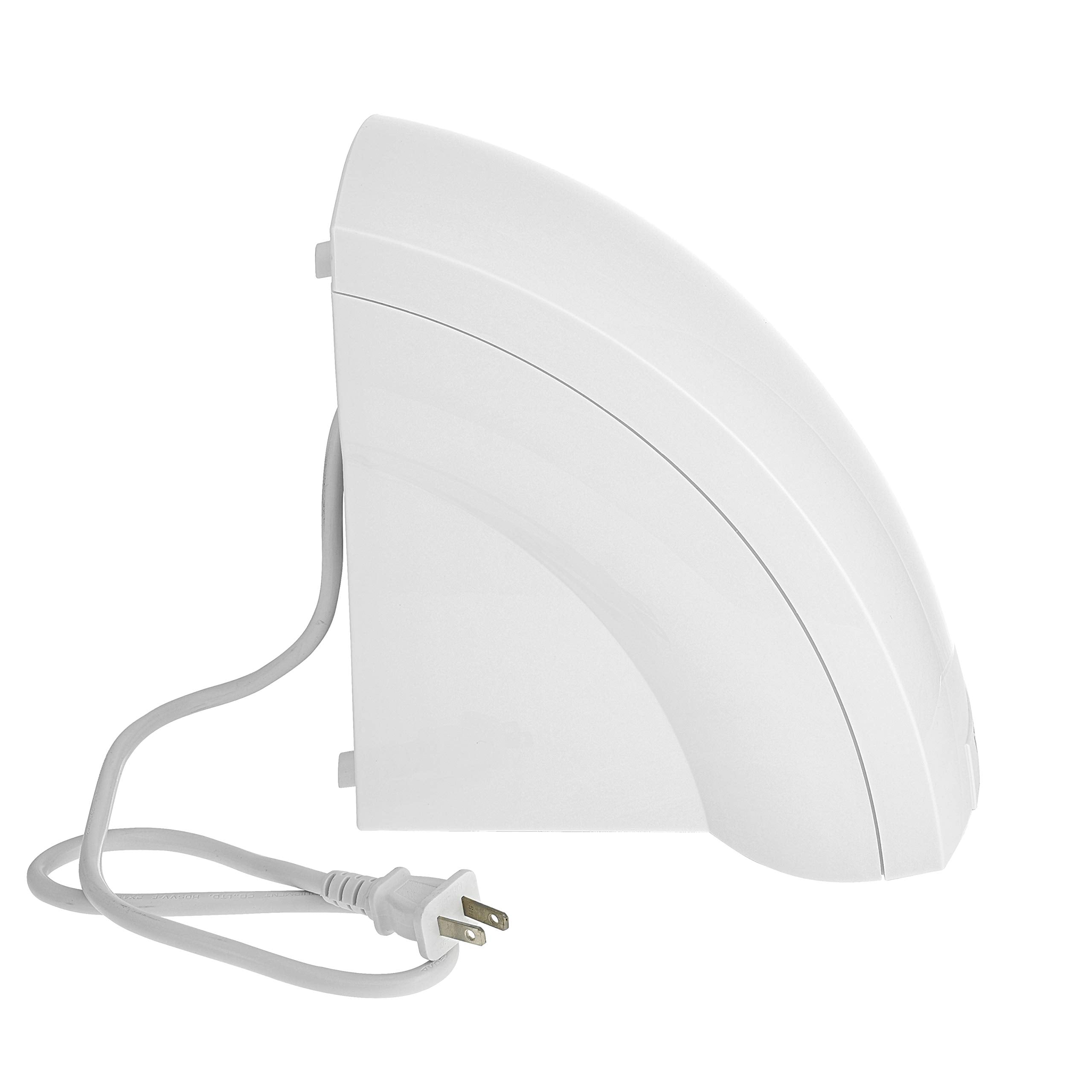 Alpine Hazel Automatic Hand Dryer | ABS Polycarbonate Hands Drying Device | Ultra-Quiet High Speed Hot Air Hand Blower | No Touch Operation | Easy & Fast Installation