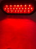 All Star Truck Parts [Red/White/Amber 6" Oval 24 LED Trailer Tail Light Kit [DOT Certified] [with Grommets & Plugs] [IP67 Waterproof] Stop Brake Turn Reverse Back Up Headache Rack Backrack Flatbed RV