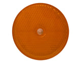 All Star Truck Parts Class A 2" Round Reflector with Center Mounting Hole - Red/Amber/White for Trailers, Trucks, Automobiles, Mail Boxes, Boats, SUV's, RV's, Industrial Applications…