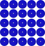 [ALL STAR TRUCK PARTS] Class A 3-3/16" Round Reflector with Center Mounting Hole Trailers, Trucks, Automobiles, Mail Boxes, Boats, SUV's, RV's, Industrial Applications (Blue, 25)