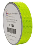 Fluorescent Yellow Green Reflective Tape DOT-C2 Conspiciuity Tape - COMMERCIAL ROLL - Automobile Car Truck Boat Trailer Semi Construction Equipment Safety (Fluorescent Yellow Green)