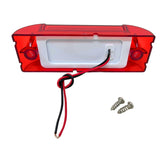 All Star Truck Parts Qty 2 Amber/Red 6" 13 LED Side Marker Clearance Light Rectangle 12V Truck Trailer Camper Boat Marine 6x2 Rectangular Surface Mount [Sealed and Waterproof]