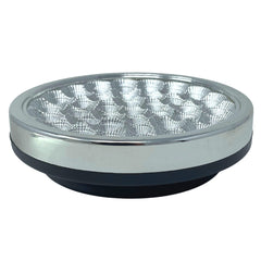 Universal 5.5" Round Interior Light 37 LED Reading Light Ceiling Dome Roof Car Truck Boat Chrome Housing