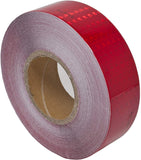 Red Reflective Tape DOT-C2 Conspiciuity Tape - COMMERCIAL ROLL - Automobile Car Truck Boat Trailer Semi (Red)