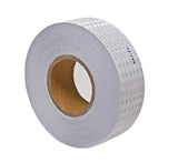 White DOT-C2 Reflective Tape Conspiciuity Tape - COMMERCIAL ROLL, HIGH INTENSITY, STRONG ADHESIVE- Automobile Car Truck Boat Trailer Semi (White)