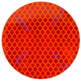 All Star Truck Parts 3" Inch Round DOT-SAE Amber/Red High Visibility Reflective Stick-On Prism Reflector | Strong Adhesive/Weatherproof | Trailer Camper RV Flatbed Fender Property Boat Marine…