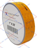 DOT-C2 Reflective Tape, Yellow/Orange Safety Warning Hazard Caution Conspiciuity Tape For School Bus Truck Trailer Boat Semi Motorcycle Bike and Helmet Waterproof