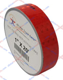 Red Reflective Tape DOT-C2 Conspiciuity Tape - COMMERCIAL ROLL - Automobile Car Truck Boat Trailer Semi (Red)