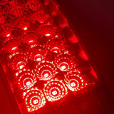 [ALL STAR TRUCK PARTS] Qty 10 - Red 21 LED Side Marker Clearance Stop Turn Tail Brake Lights 2"x6" Rectangle 12V Truck Trailer Camper