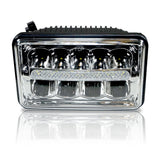 [ALL STAR TRUCK PARTS] 4X6 Inch Rectangle LED Headlights Replacement for Trucks 4" x 6" High/Low Beam DRL Replace H4651 H4652 H4656 H4666 H6545 - Qty 1