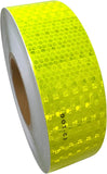 DOT Reflective Tape - DOT-C2 Conspiciuity Tape - COMMERCIAL ROLL - 2" inch x 150' FEET - Automobile Car Truck Boat Trailer Semi Truck Bus RED/WHITE/YELLOW/FLOURESCENT YELLOW GREEN