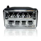 4X6 INCH Rectangular Sealed Beam LED Headlights CREE Chips Hi/Lo Beam w/DRL Replace for H4651 H4652 H4656 H4666 H4668 H6546 Truck Peterbilt FREIGHTLINER Western Star Ford Mustang Chevy Camaro