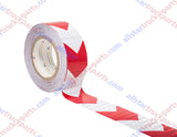 [ALL STAR TRUCK PARTS] Red Arrow Reflective Tape, 2" Hazard Warning Tape Waterproof - High Intensity Reflector Conspicuity Safety Tape Strong Adhesive Crystal Lattice Red White Arrow