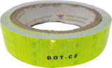 Fluorescent Yellow Green Reflective Tape DOT-C2 Conspiciuity Tape - COMMERCIAL ROLL - Automobile Car Truck Boat Trailer Semi Construction Equipment Safety (Fluorescent Yellow Green)