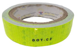 Fluorescent Yellow Green Reflective Tape DOT-C2 Conspiciuity Tape - COMMERCIAL ROLL - Automobile Car Truck Boat Trailer Semi Construction Equipment Safety (Fluorescent Yellow Green)