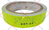 Fluorescent Yellow Green Reflective Tape DOT-C2 Conspiciuity Tape - COMMERCIAL ROLL - Automobile Car Truck Boat Trailer Semi Construction Equipment Safety (Fluorescent Yellow Green)