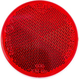 2" Inch Round Reflector Bike,Trailer, Truck, Boat, Mailbox, Construction, Signage, Warning with Super Strong Adhesive DOT/SAE Approved