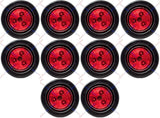 2" Round 3 LED Light Trailer Side Marker Clearance Grommet&Plug