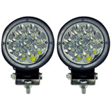 2Pcs 4.5" Round Led Work Light 27W 1890LM Driving Pods Spot Beam Work Lamp For Off-Road Suv Boat 4X4 Jeep JK 4WD Truck 12V-36V