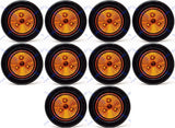 2" Round 3 LED Light Trailer Side Marker Clearance Grommet&Plug