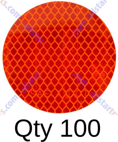 24 Pcs Safety Reflective Stickers Outdoor Waterproof Reflector Stickers  Orange Red Blue Adhesive Reflective Tape Night Visibility Warning Stickers  for